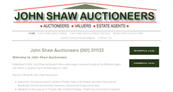 Desktop Screenshot of johnshawauctioneers.com